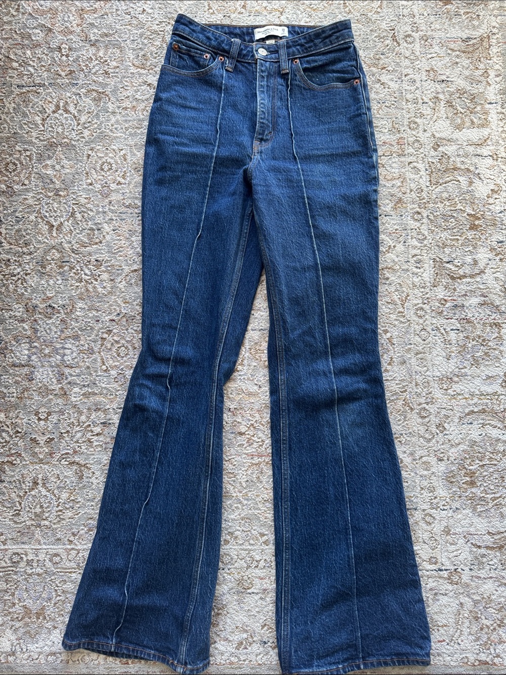 Abercrombie & Fitch Deep Blue Flare Jeans